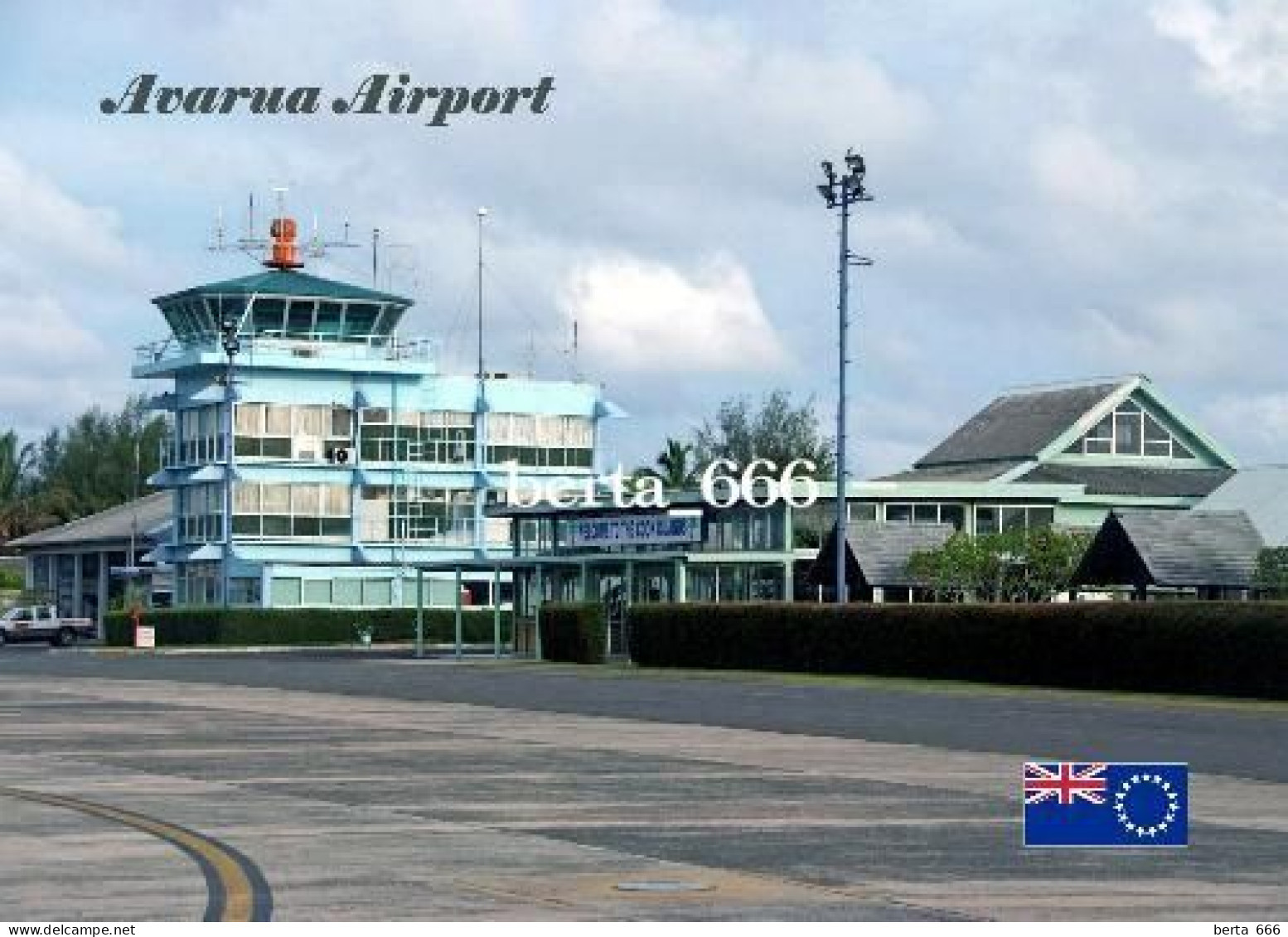 Cook Islands Rarotonga Avarua Airport New Postcard - Cook-Inseln