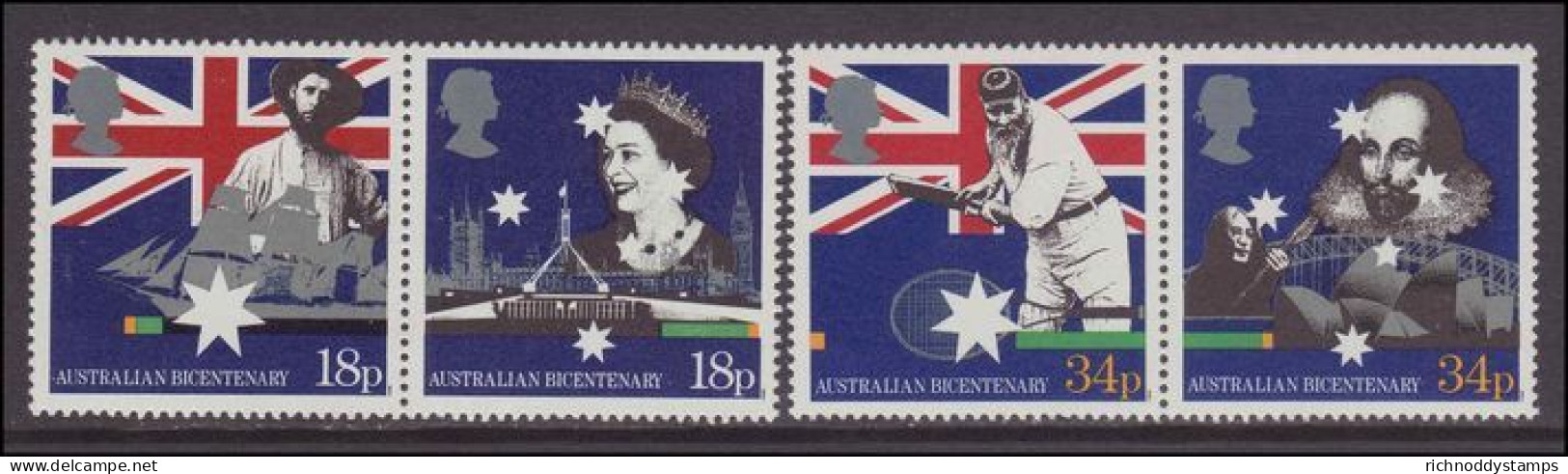 1988 Bicentenary Of Australian Settlement Unmounted Mint. - Unused Stamps