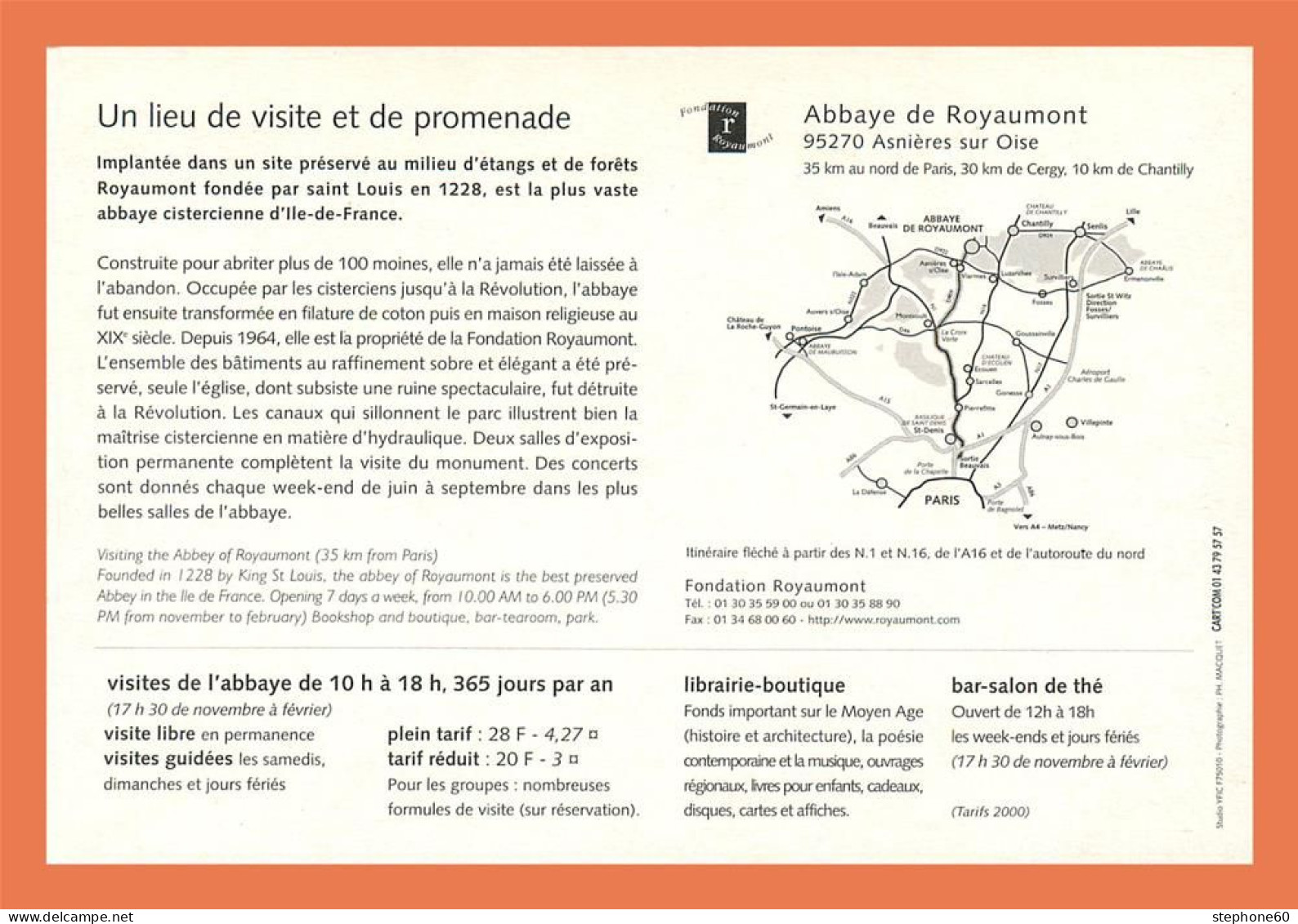 A523 / 449 95 - ROYAUMONT Abbaye Royale - Asnières-sur-Oise