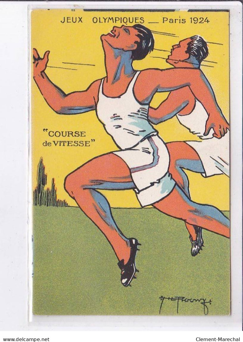 PARIS: 1924, Jeux Olympiques, Boxe, Rouwy, 10CPA - Très Bon état - Jeux Olympiques