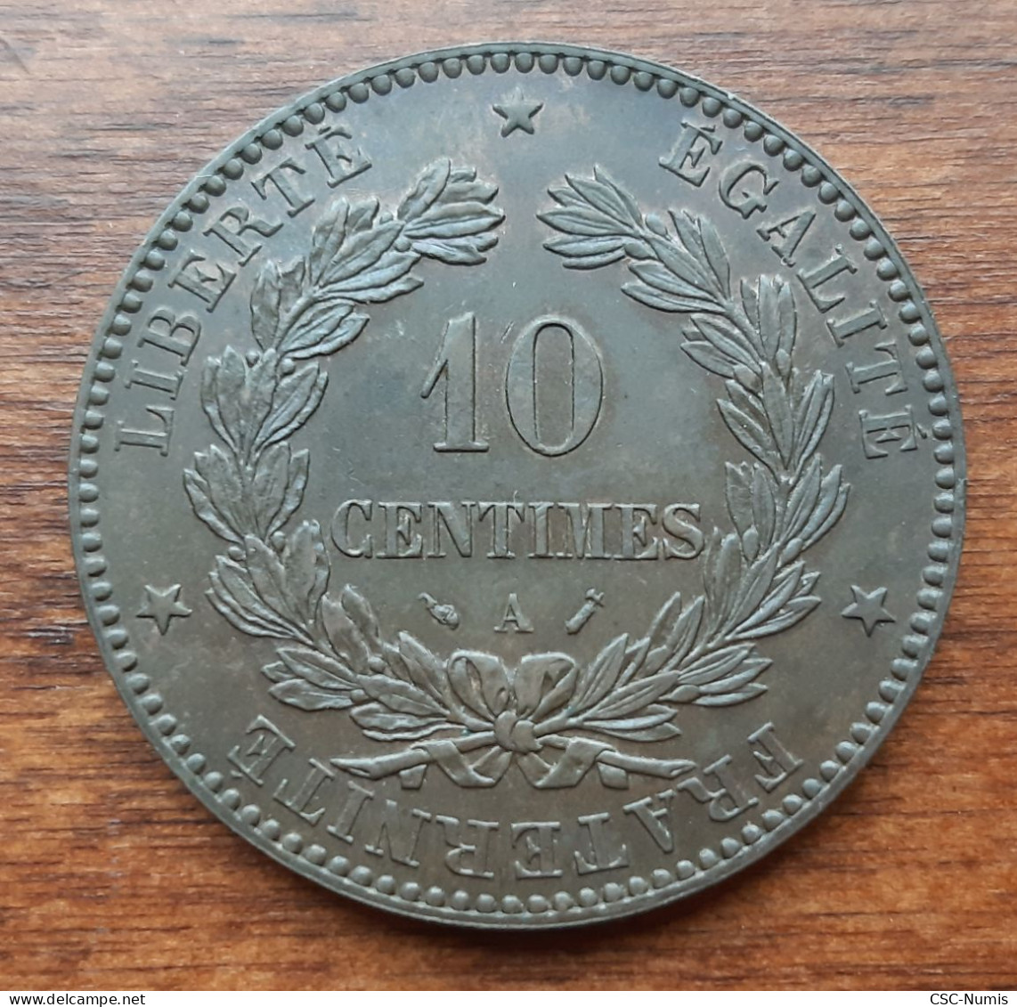 (M#00795) - IIIème République - 10 Centimes 1896 A – Faisceau - Qualité - 10 Centimes