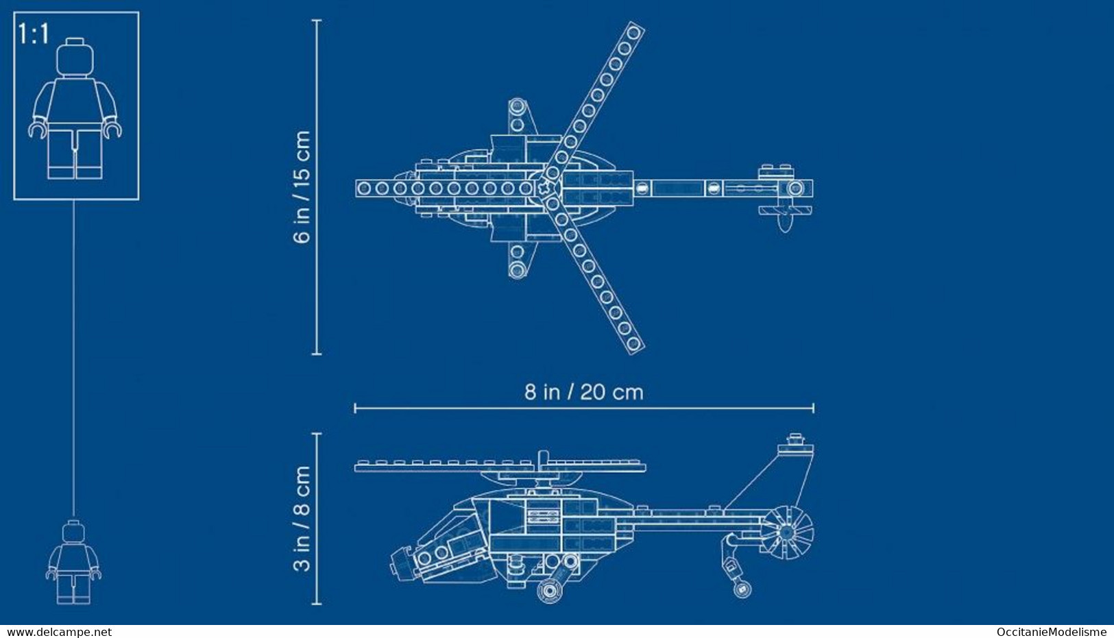 Lego Creator - L'AVENTURE EN HELICOPTERE 3 En 1 Réf. 31092 Neuf - Non Classificati