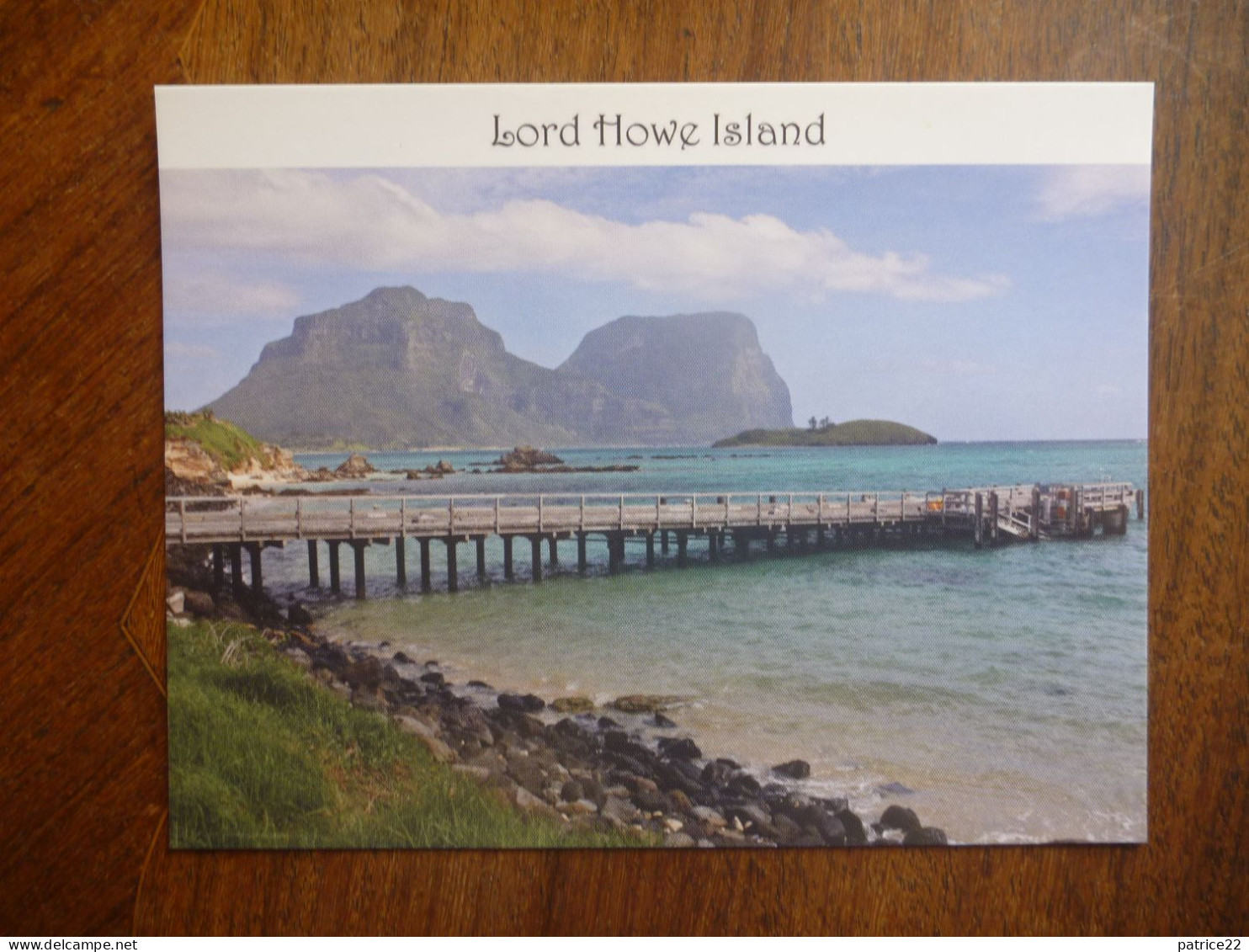 CPSM - AUSTRALIE LORD HOWE GROUP ISOLATED OCEANIC ISLANDS ISLAND JETTY - Other & Unclassified