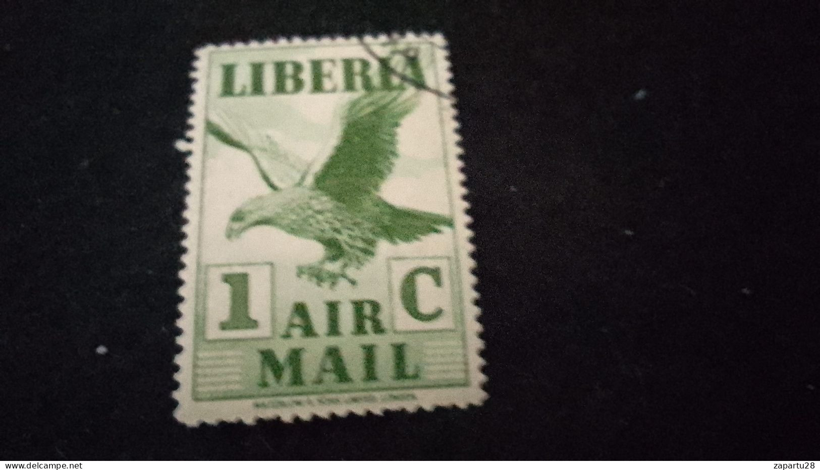 LİBERYA--1953-  1C.      DAMGALI   UÇAK - Liberia