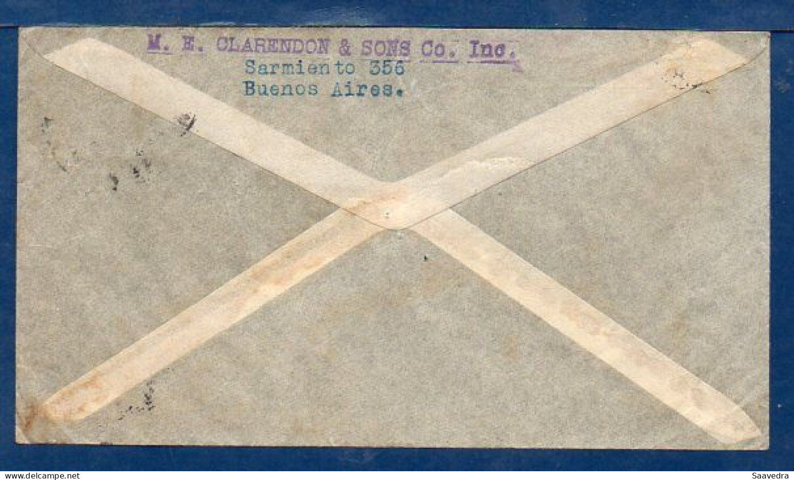 Argentina To Netherlands, 1932, Via Air Mail  (030) - Storia Postale