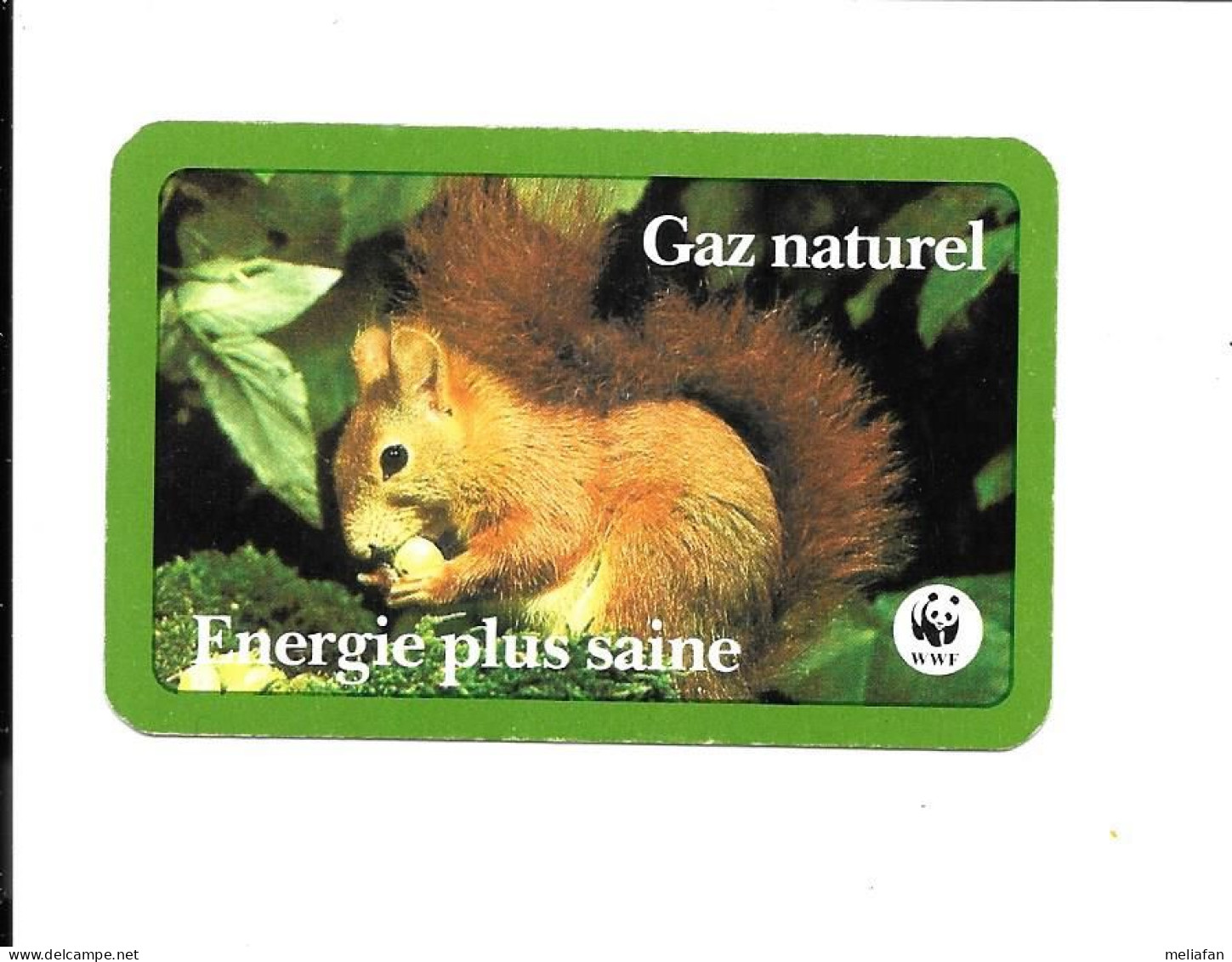 EH09 - JEU DE 52 CARTES - GAZ NATUREL WWF ECUREUIL - FOURNI AVEC ETUI - Kartenspiele (traditionell)