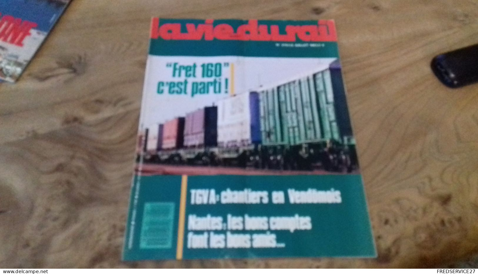 155/ LA VIE DU RAIL N° 2101 / JUILLET 1987 / FET 160C EST PARTI / TGV A CHANTIERS EN VENDOMOIS - Trains