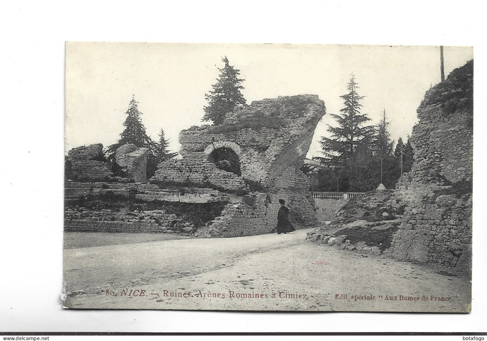 CPA  DPT 06 NIMES, RUINES DES ARENES ROMAINES A CIMIEZ - Scènes Du Vieux-Nice