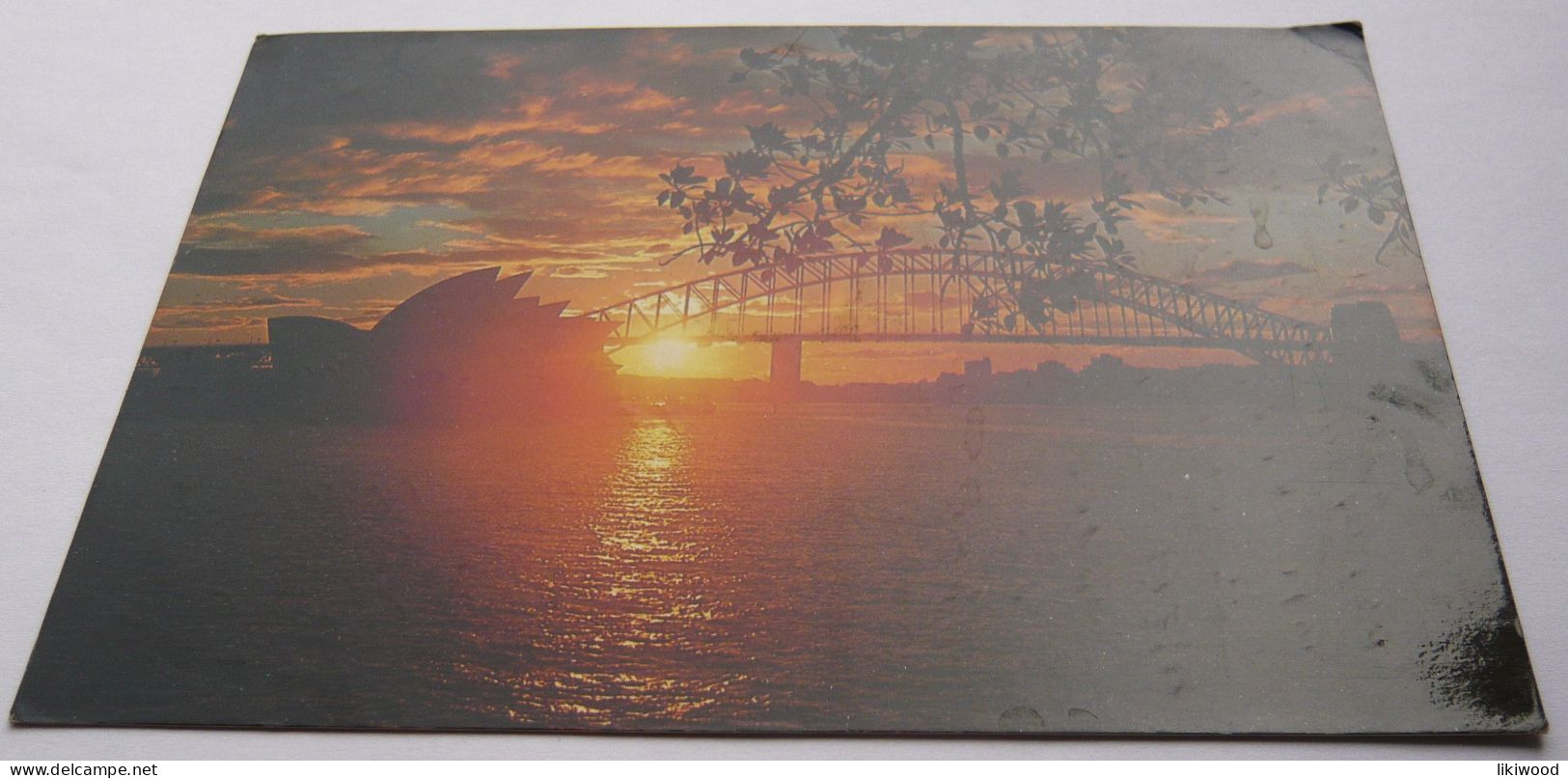 Sydney Opera House And Harbour Bridge, Silhouetted Against The Sunset - Sydney