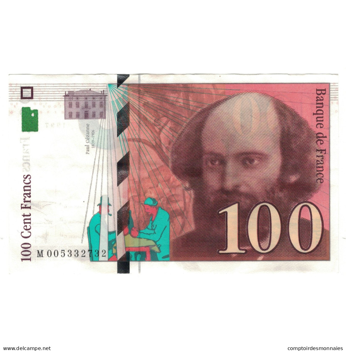 France, 100 Francs, Cézanne, 1997, M005332732, SPL, Fayette:F74.01, KM:158a - 100 F 1997-1998 ''Cézanne''