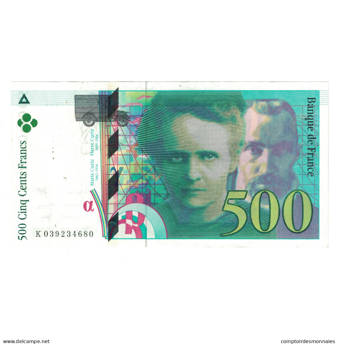 France, 500 Francs, Pierre Et Marie Curie, 1998, K 0392344680, SPL - 500 F 1994-2000 ''Pierre En Marie Curie''