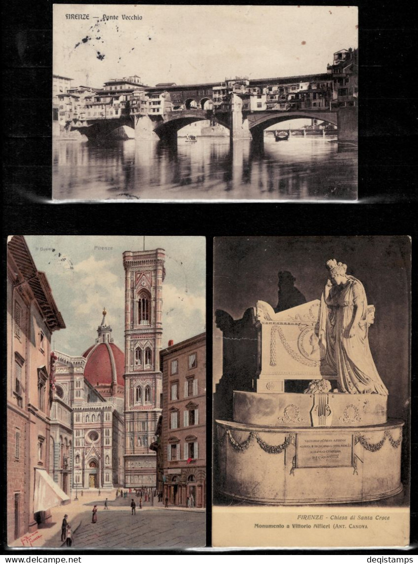 Italy / Firence 1910/30  Postcards - Sammlungen & Sammellose