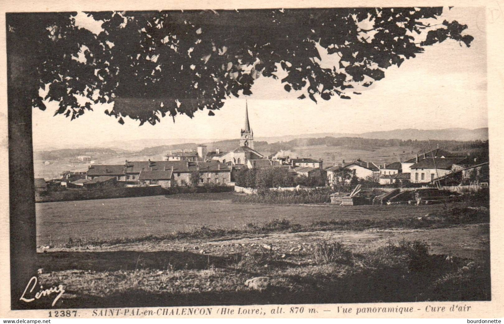 43. Saint Pal En Chalencon. Vue Panoramique - Saugues