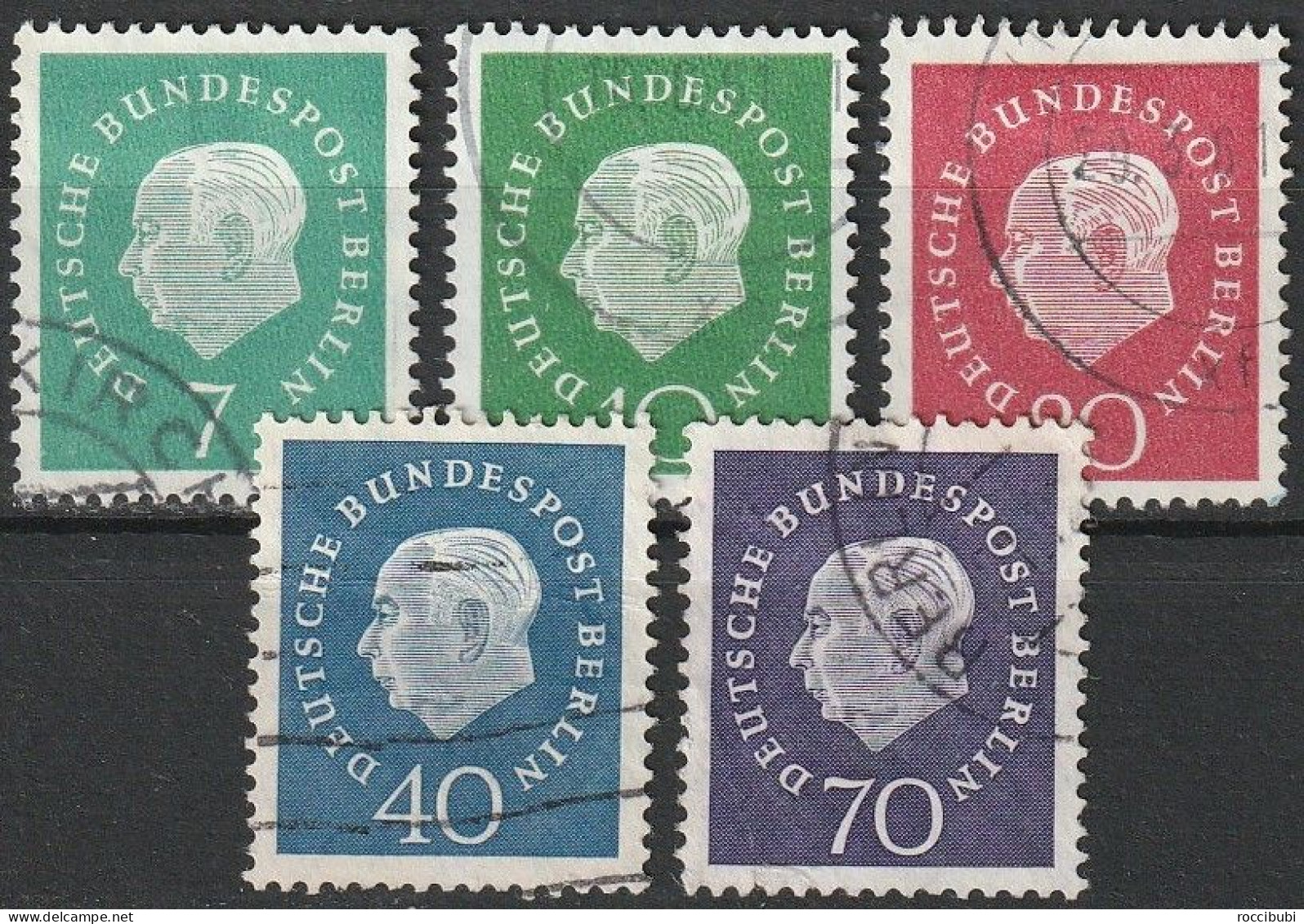 1959 // 182/186 O - Used Stamps