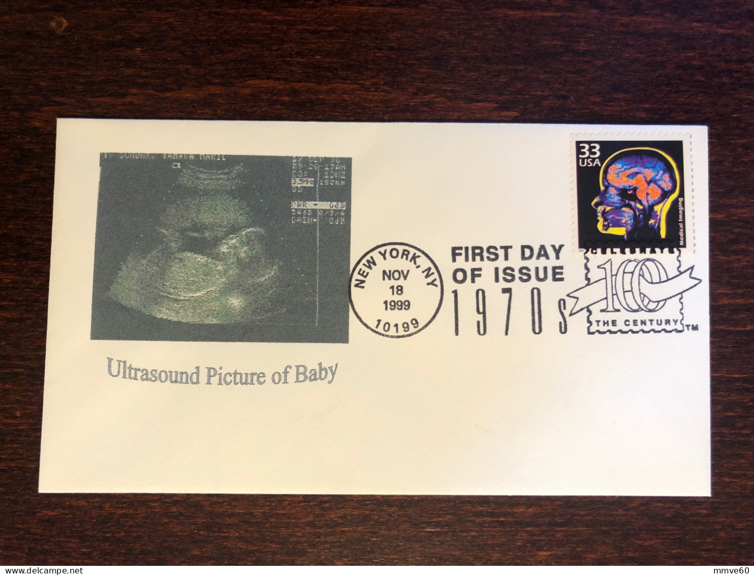 USA FDC COVER 1999 YEAR ULTRASOUND HEALTH MEDICINE STAMPS - 1991-2000