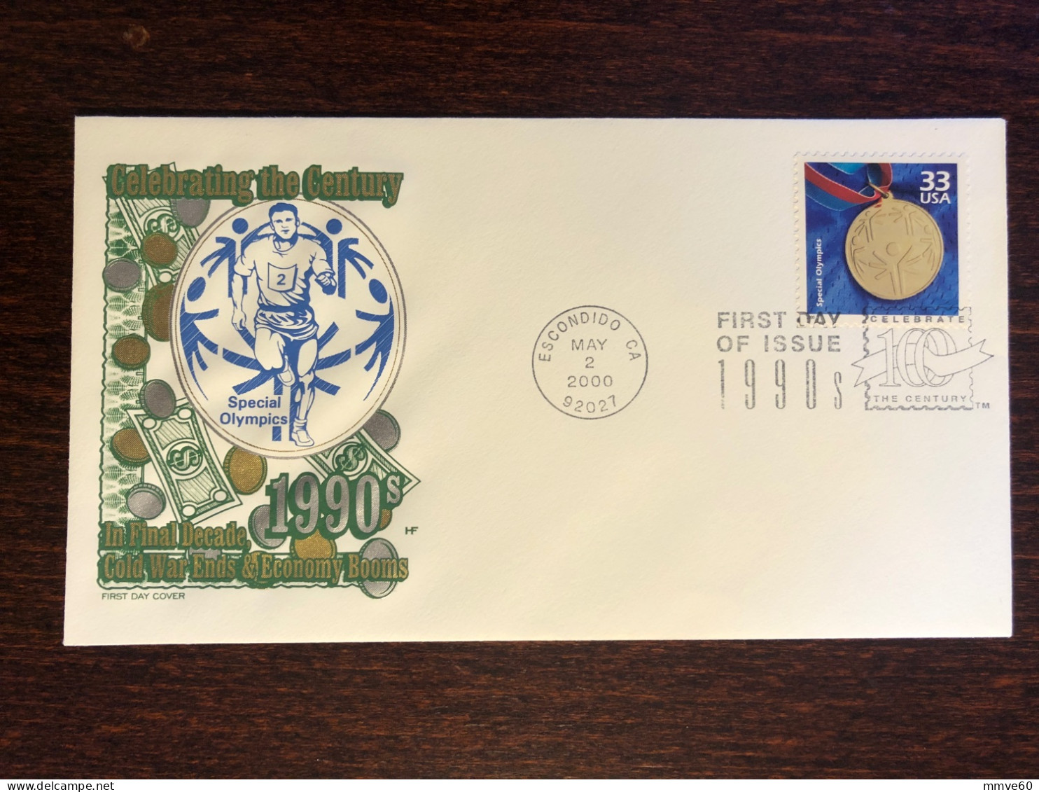 USA FDC COVER 2000 YEAR SPECIAL OLYMPICS DISABLED SPORTS HEALTH MEDICINE STAMPS - 1991-2000