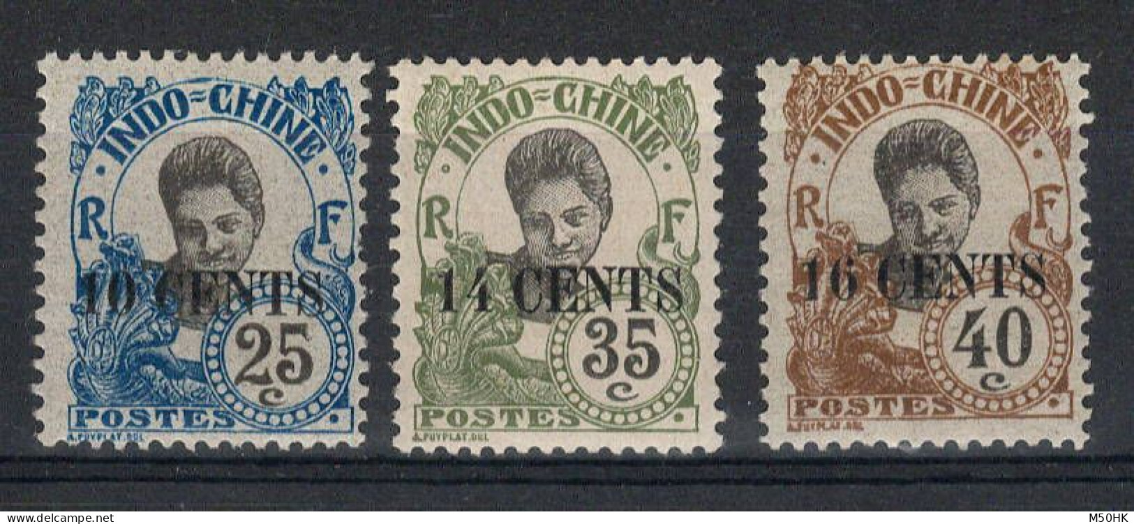 Indochine - YV 79 / 81 / 82 N* MH , Cote 17,25 Euros - Unused Stamps