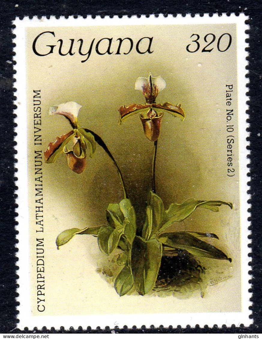 GUYANA - 1986 REICHENBACHIA ORCHIDS PLATE 10 SERIES 2 FINE MNH ** SG 1880 - Guyana (1966-...)