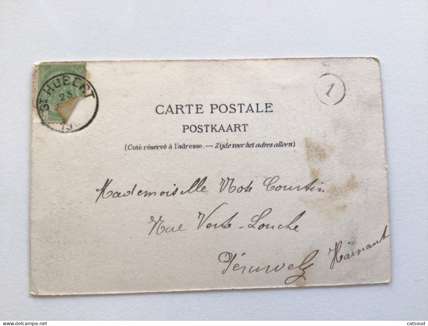 Carte Postale Ancienne (1904) Mirwart Le Château - Saint-Hubert