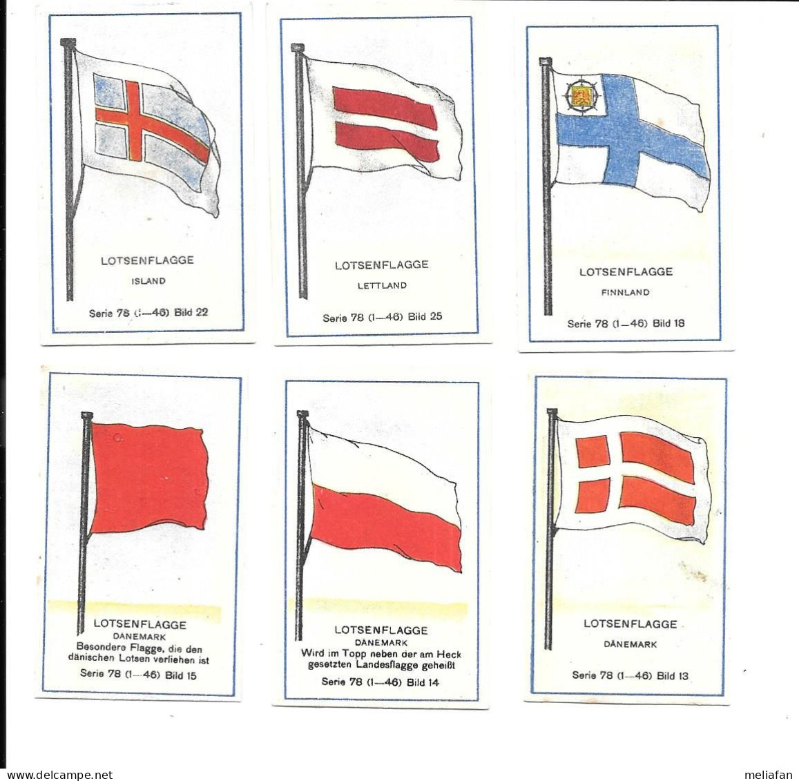 DZ16 - VIGNETTES CIGARETTES MASSARY - NAVY PILOT FLAGS - DANEMARK - LETTONIE - FINLANDE - DANEMARK - Otros & Sin Clasificación