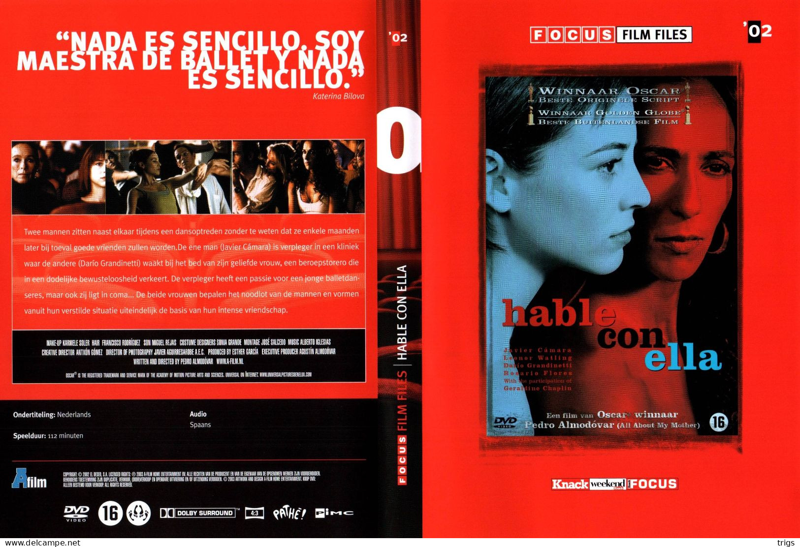 DVD - Hable Con Ella - Drama