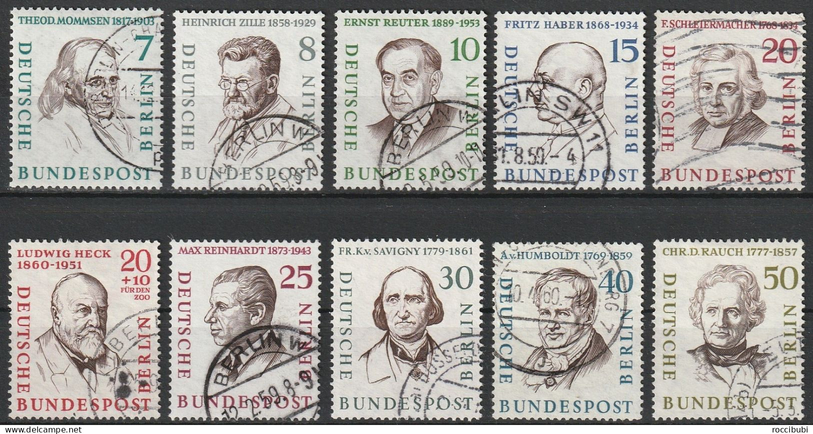 1957 // 163/172 O - Used Stamps