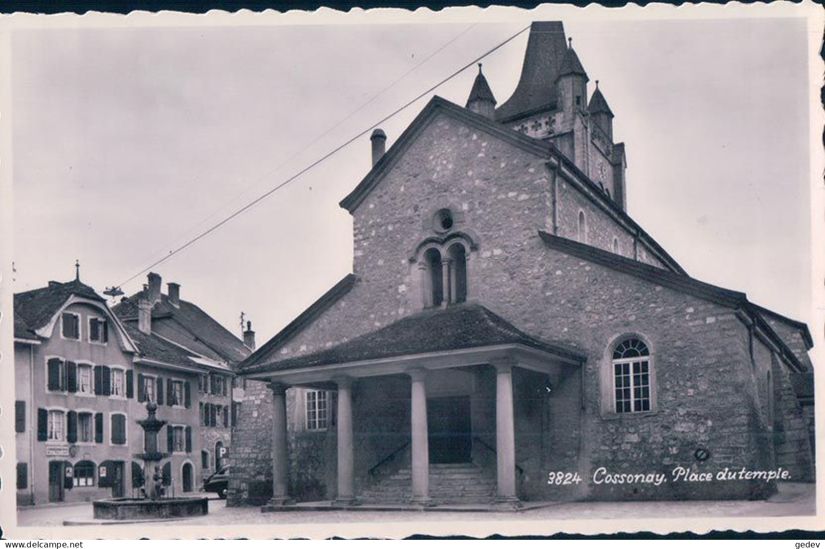 Cossonay VD, Place Du Temple (3824) - Cossonay