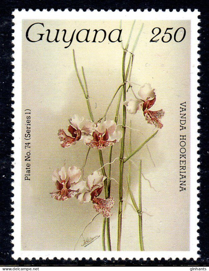 GUYANA - 1986 REICHENBACHIA ORCHIDS PLATE 74 SERIES 1 FINE MNH ** SG 1736 - Guyana (1966-...)