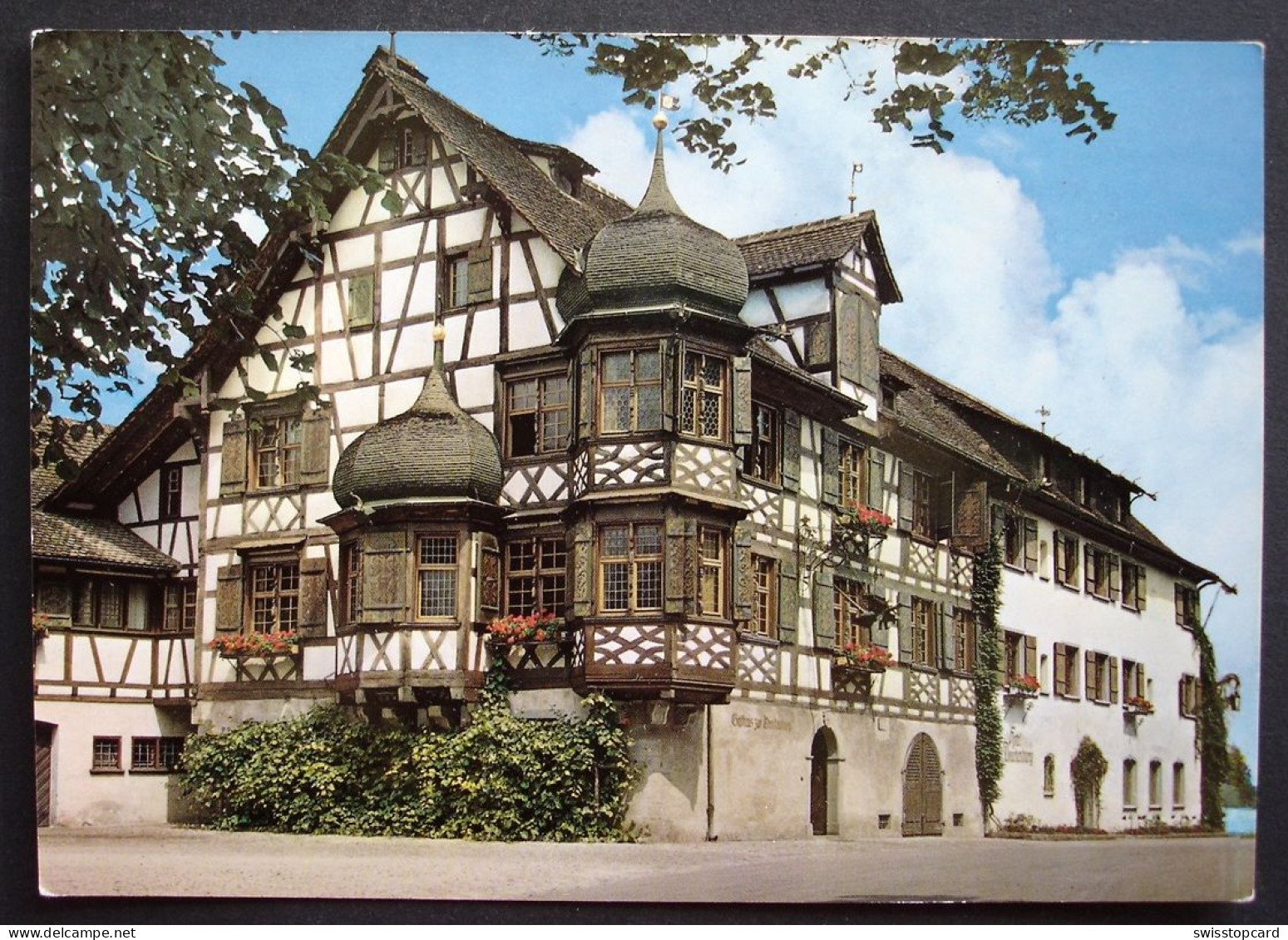 GOTTLIEBEN Am Rhein (Untersee) Hotel Restaurant Drachenburg L. Martin-Hummel - Gottlieben