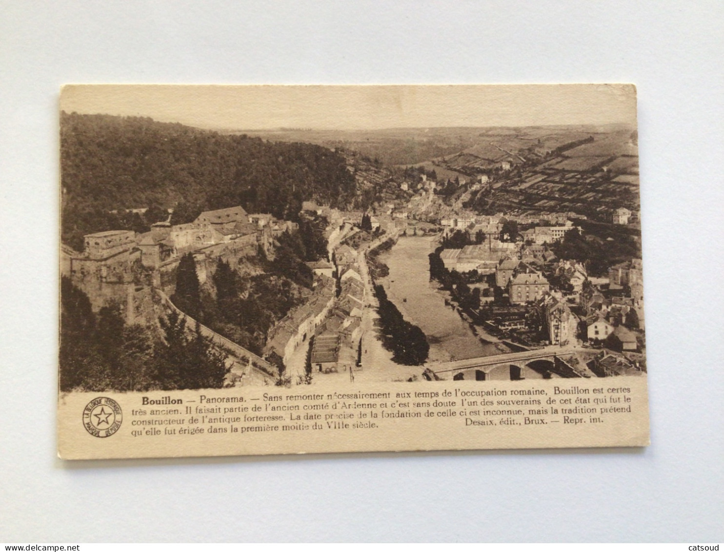 Ancienne Carte D’honneur (1932) Ville De Wavre École Moyenne De L’État Depauw Louis Bouillon Panorama - Waver
