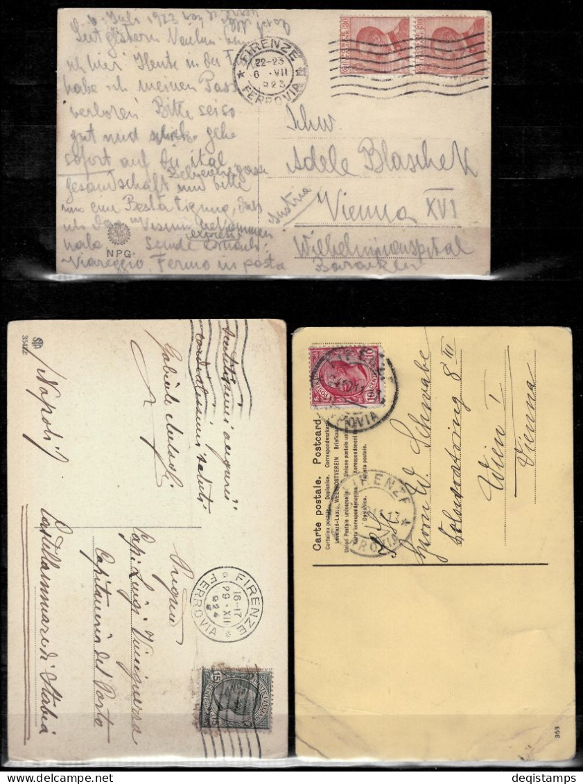 Italy / Firence 1910/30  Postcards - Colecciones Y Lotes