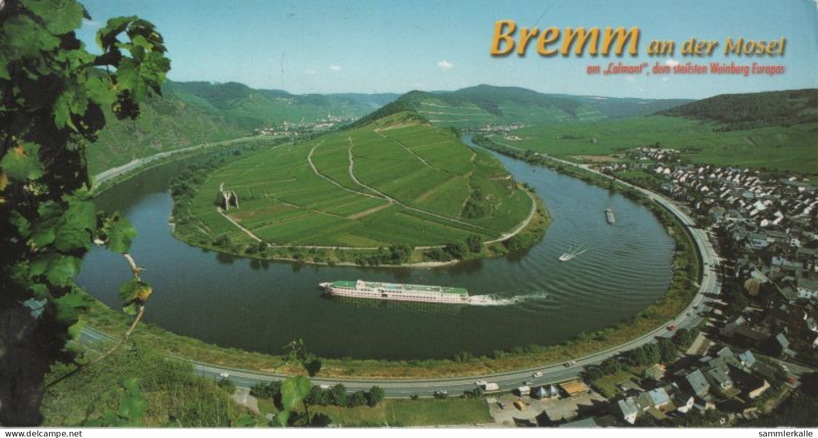 9001811 - Bremm, Mit Klosterruine Stubben - Am Calmont - Cochem