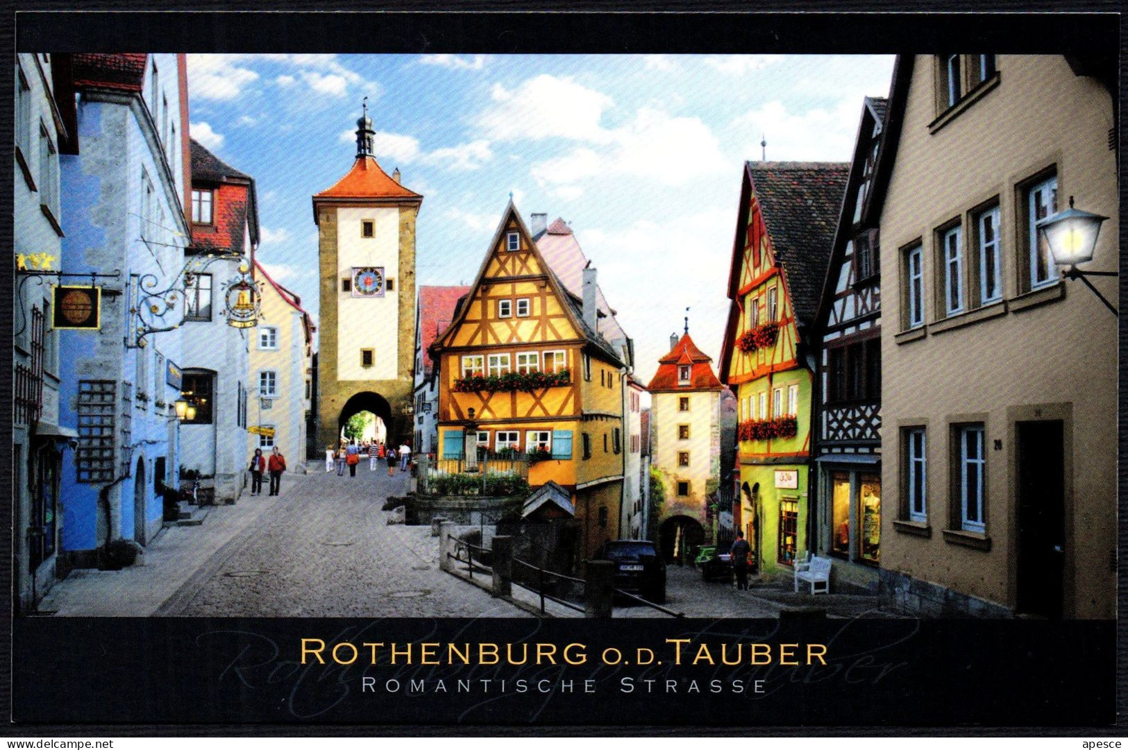 GERMANY 2017 - ROMANTISCHE STRASSE - ROTHENBURG OB DER TAUBER - THE PLONLEIN - I - Rothenburg O. D. Tauber