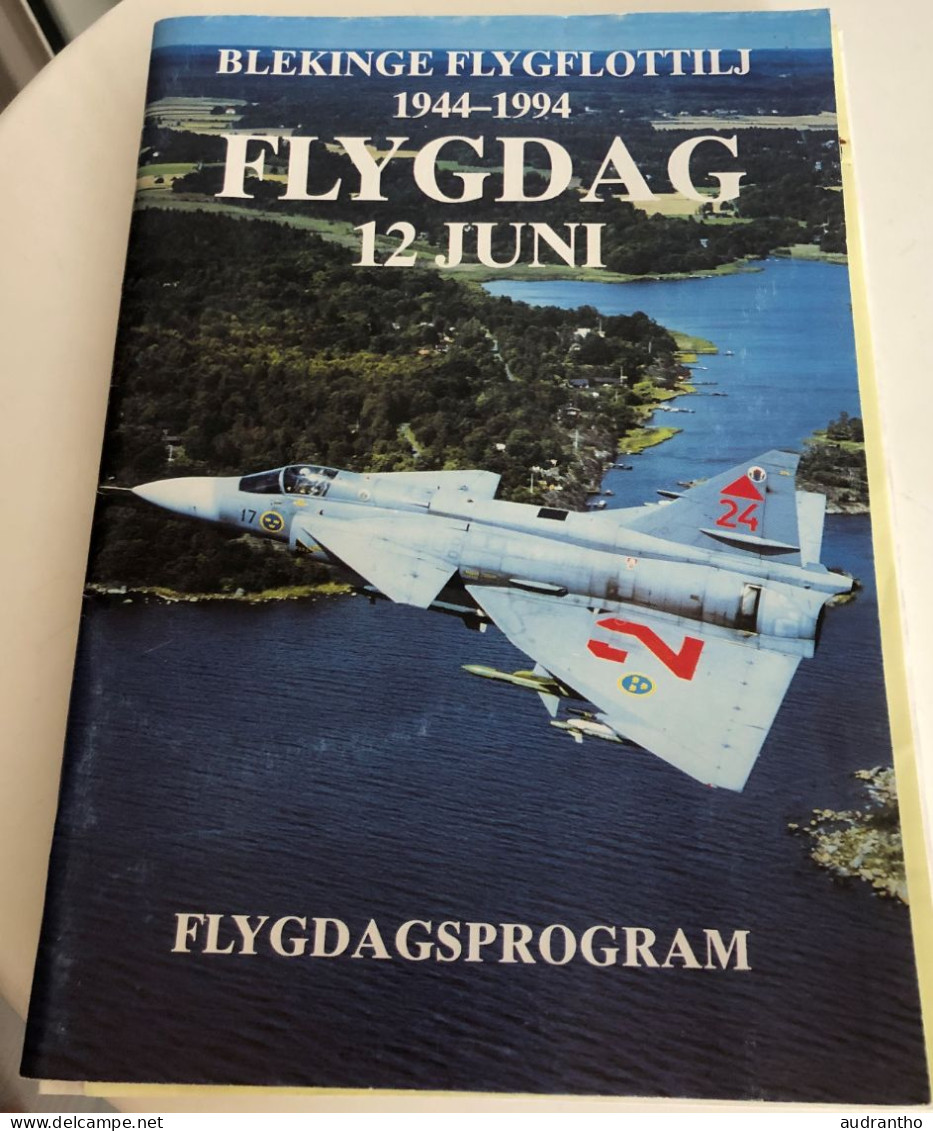 Aviation Militaire - Programme Des 50 Ans FLYGDAGSPROGRAM 12 Juin 1944-1994 - N°01058 - Fliegerei