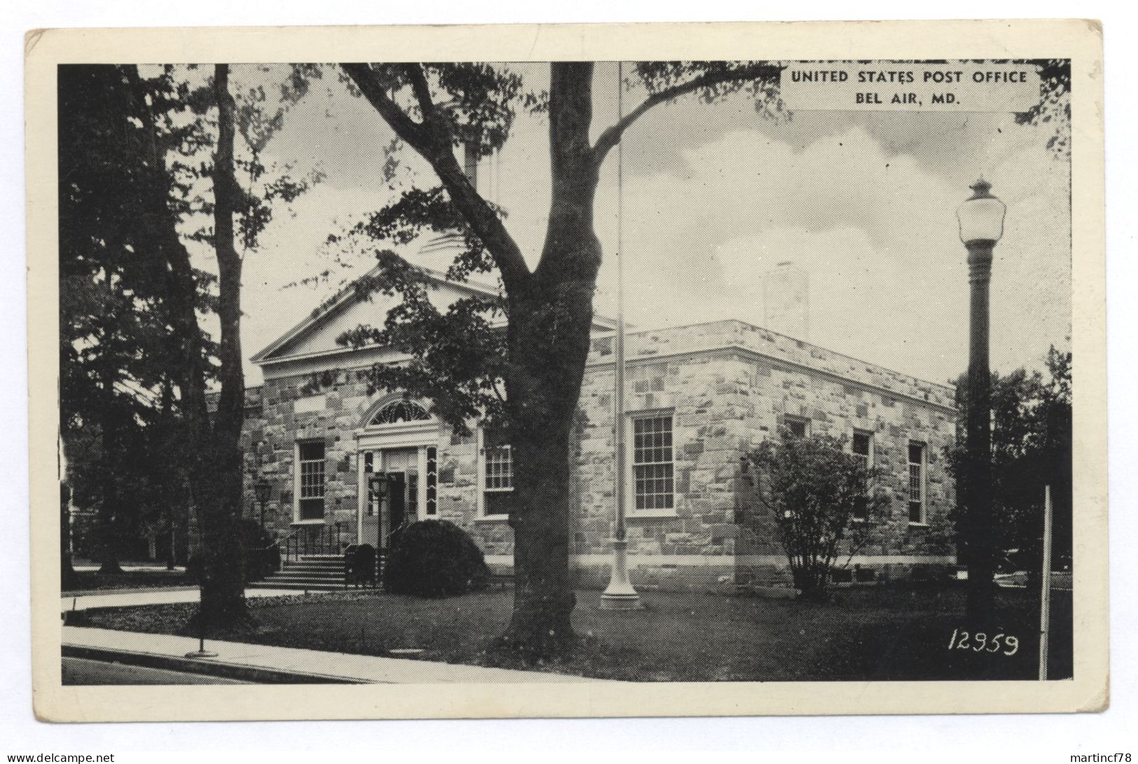 USA Maryland Bel Air United States Post Office 12959 - Sonstige & Ohne Zuordnung