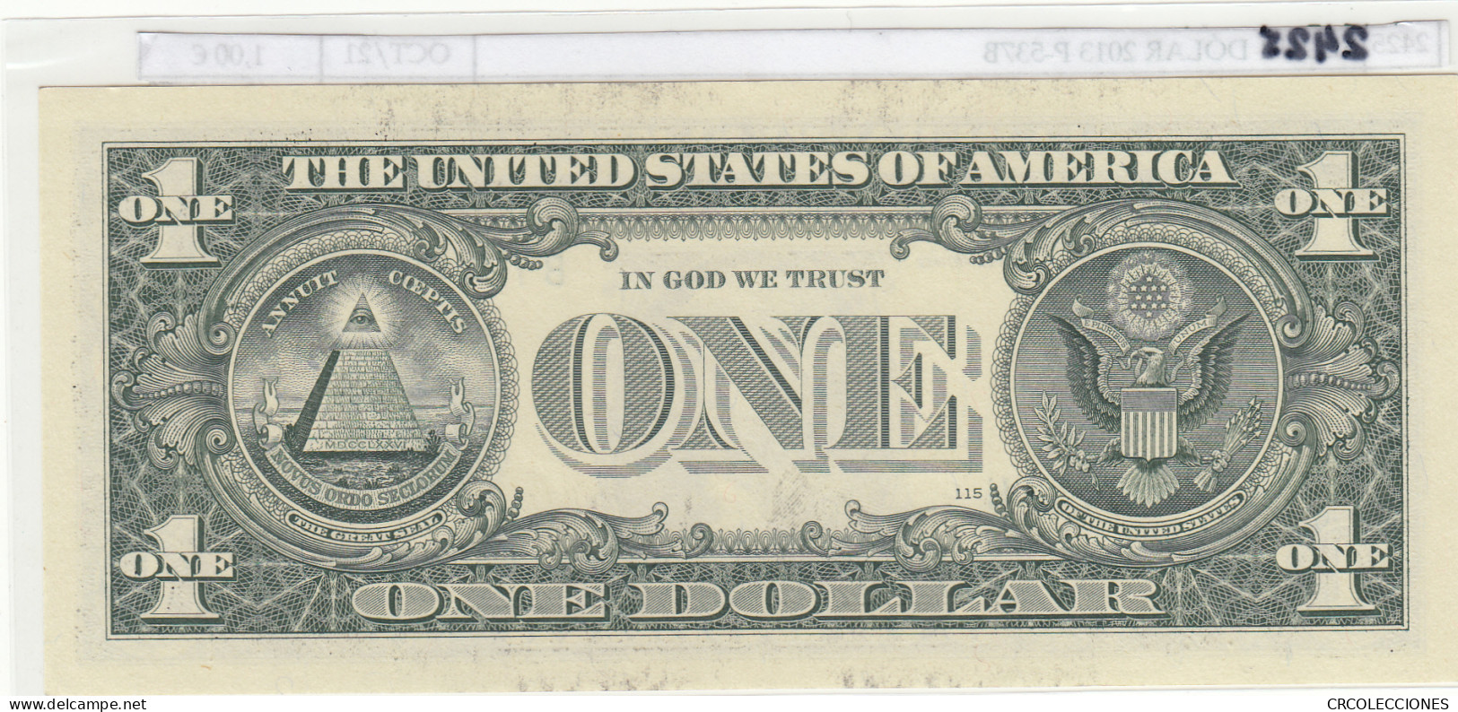 BILLETE EEUU 1 DÓLAR 2013 P-537B - Other - America