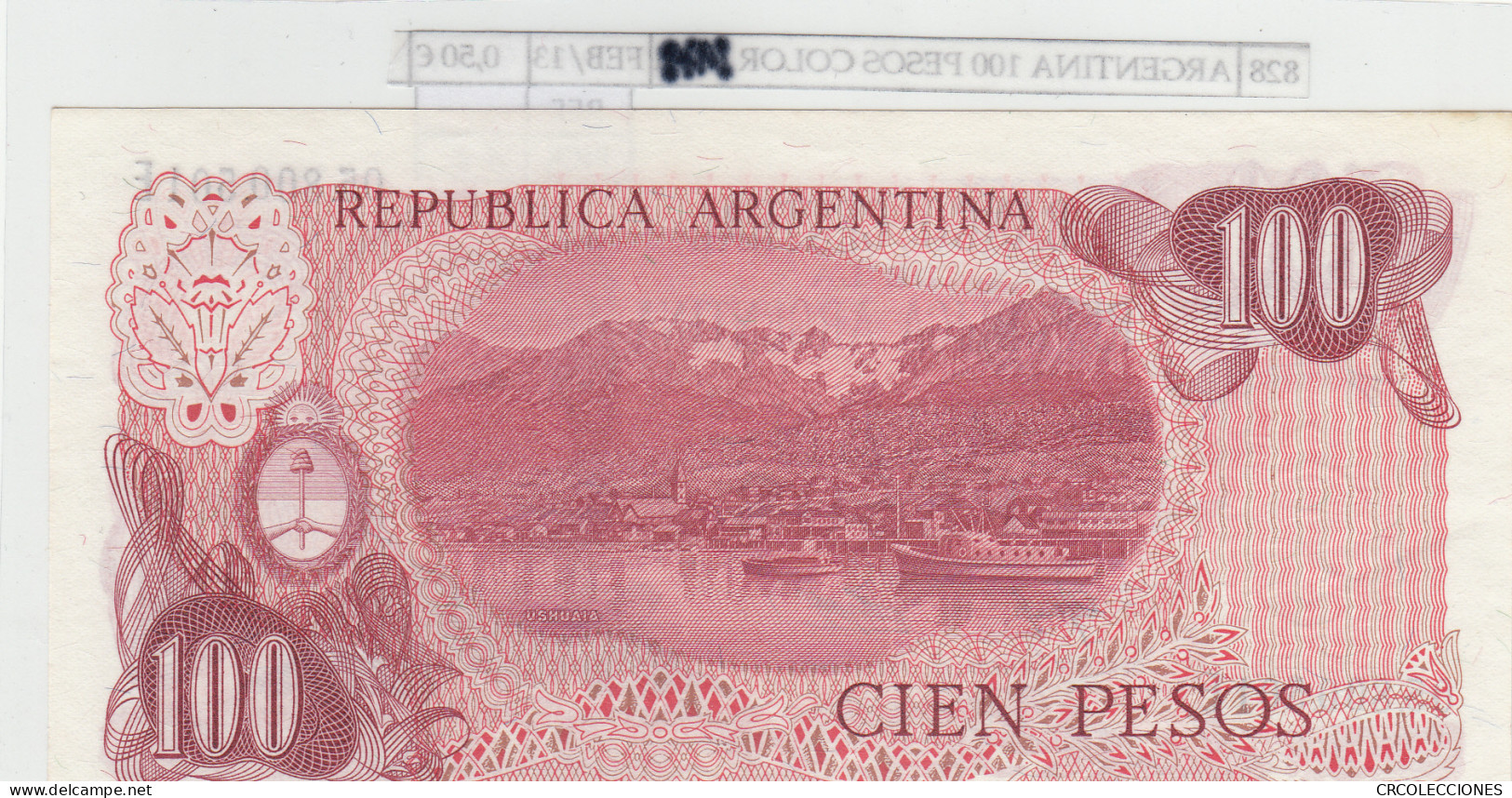 BILLETE ARGENTINA 100 PESOS 1979 P-302a.2 - Sonstige – Amerika