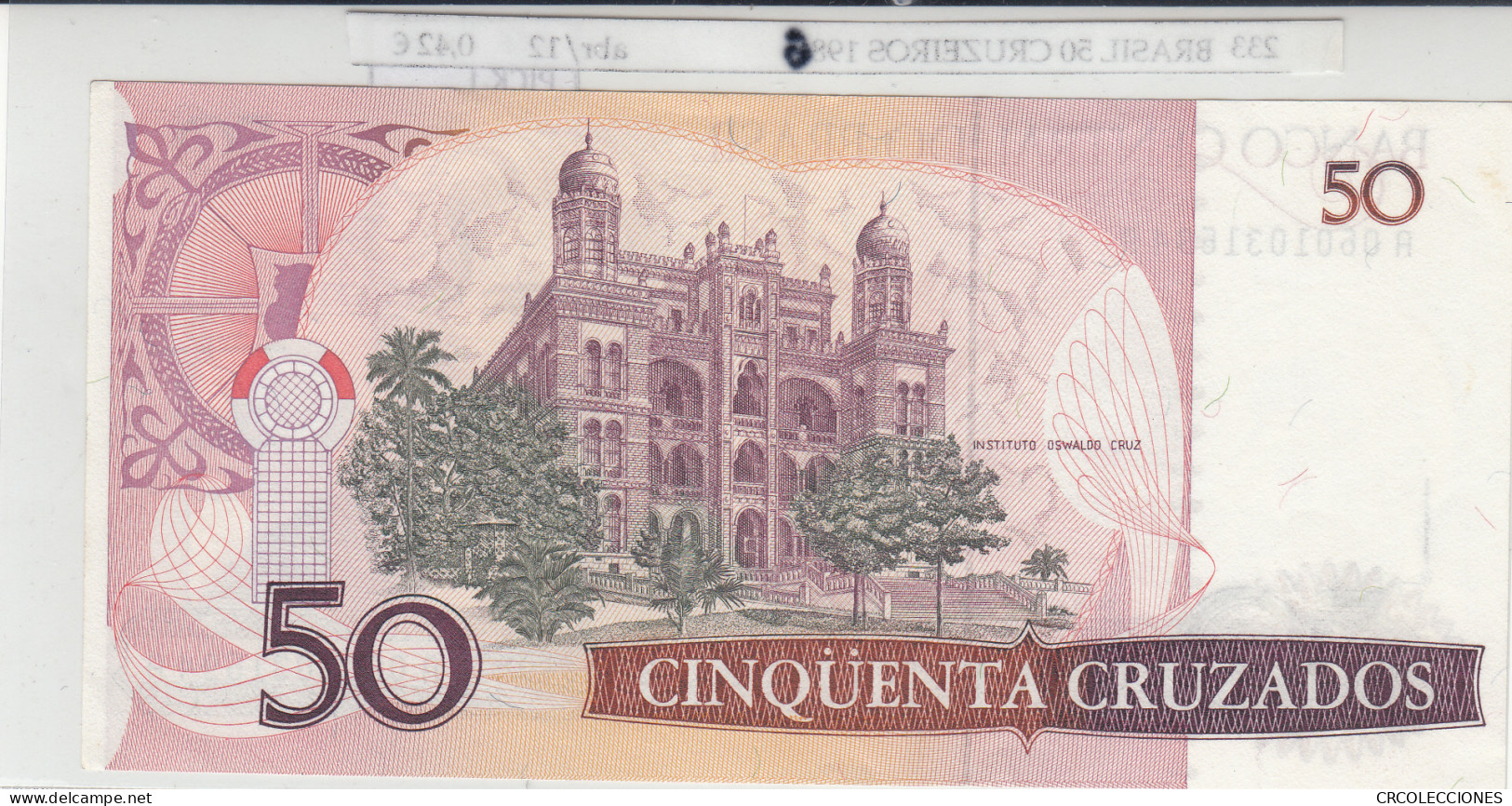 BILLETE BRASIL 50 CRUZEIROS 1986 P-210a - Andere - Amerika