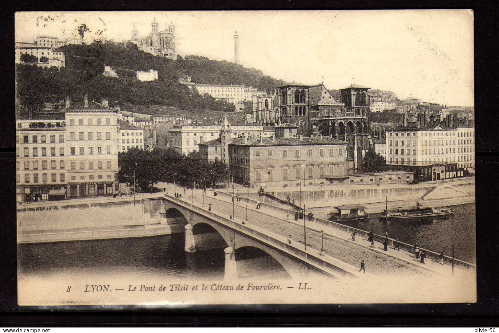 Lyon - Le Pont De Tilsit Et Le Coteau De Fourviere - Lyon 2