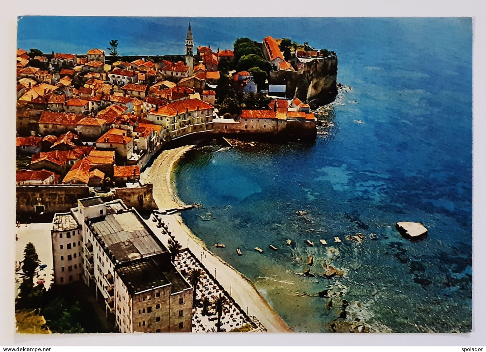 Ex-Yugoslavia-Vintage Photo Postcard-Crna Gora-BUDVA-Town In Montenegro-1973-used With Stamp - Yougoslavie