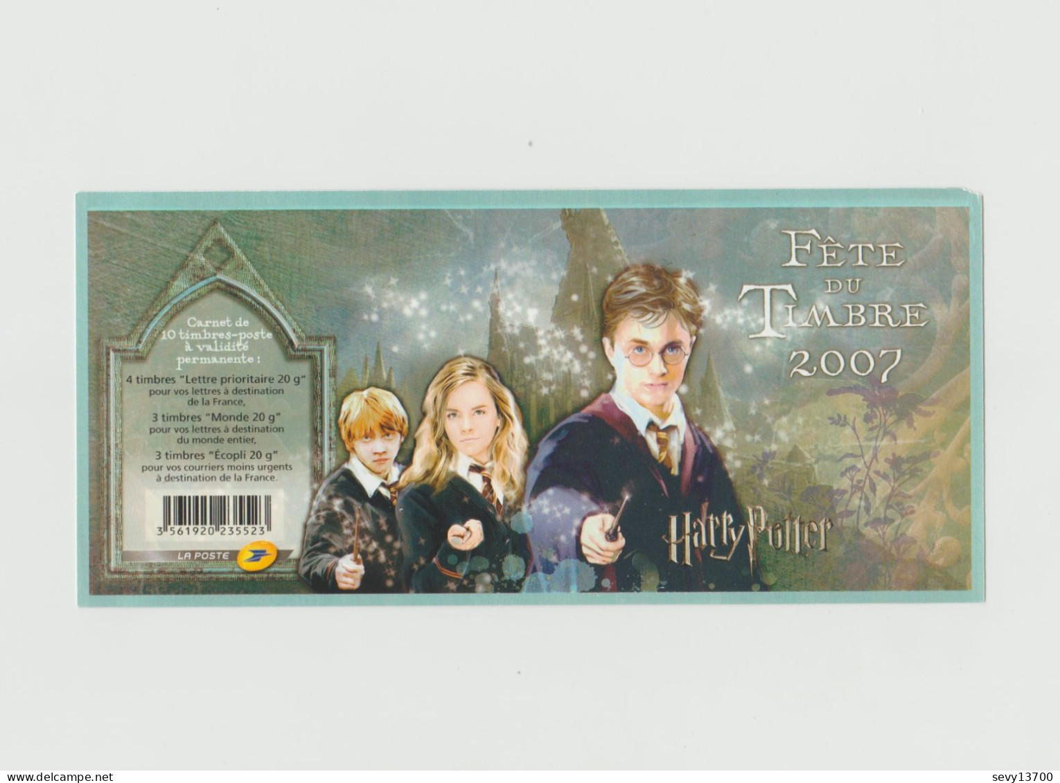 France 2007 Carnet Fête Du Timbre 2007 Harry Potter - Stamp Day