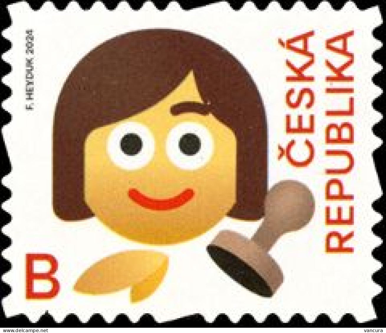 1264 - 8 Czech Republic Emojis 2024 - Unused Stamps