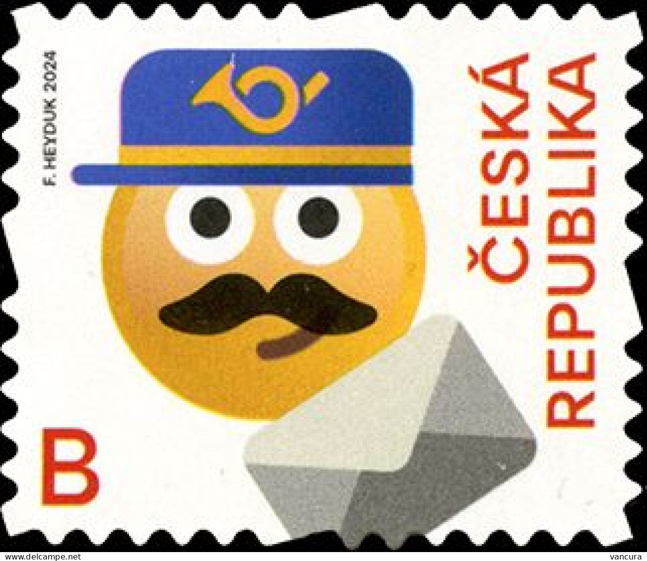 1264 - 8 Czech Republic Emojis 2024 - Ongebruikt