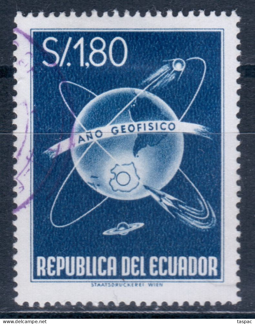 Ecuador 1958 Mi# 992 Used - International Geophysical Year / Space - South America