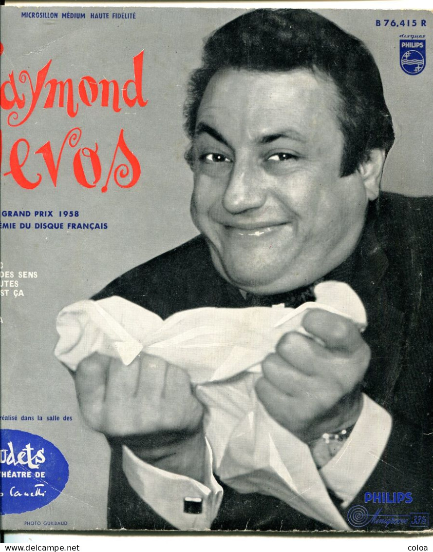 33 Tours Raymond DEVOS  Aux 3 Baudets Philips N°1 - Comiques, Cabaret