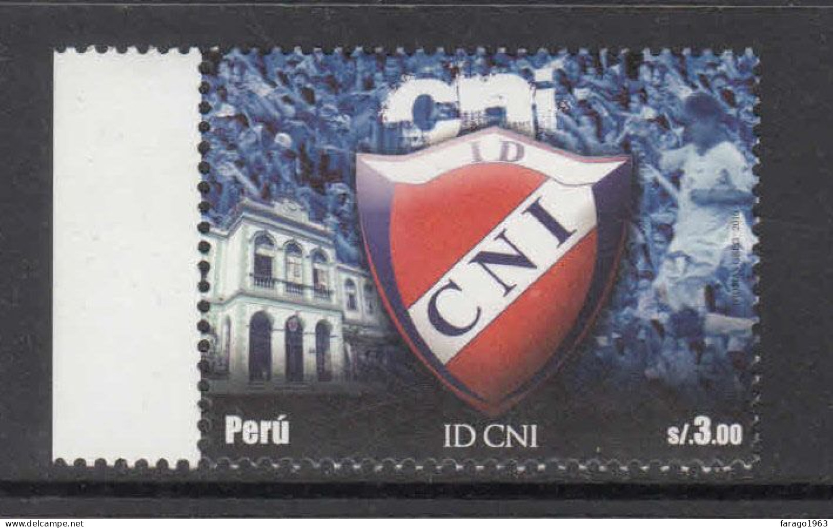 2010 Peru CNI Football Team Complete Set Of 1 MNH - Pérou
