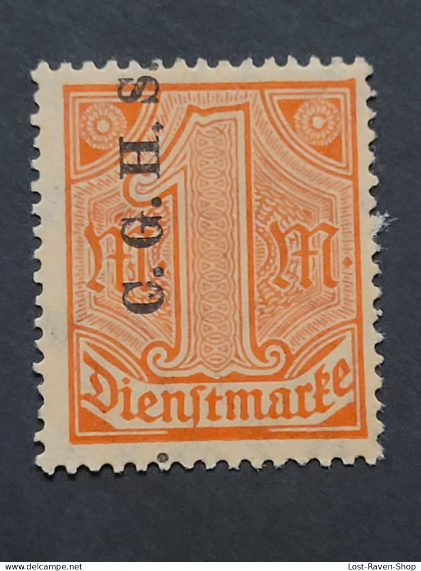Deutsches Reich  - Dienstmarke 1 M - Officials