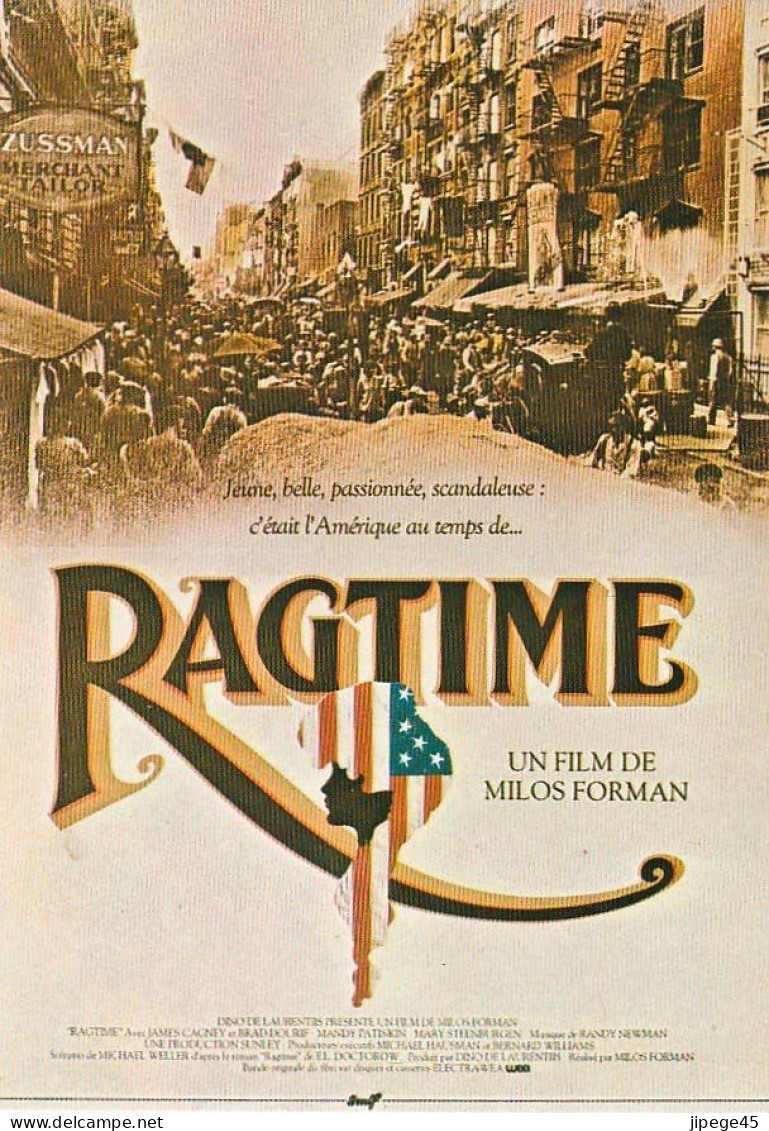 CPM - AFFICHE DU FILM "RAGTIME" - Affiches Sur Carte