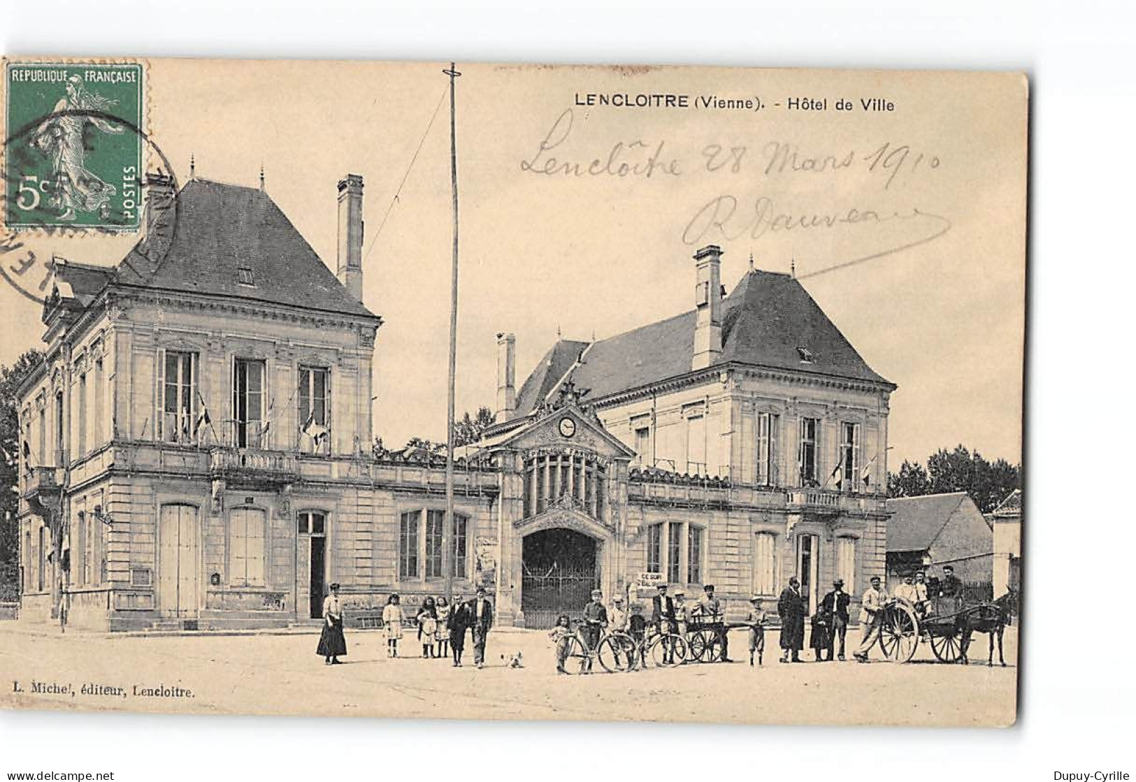 LENCLOITRE - Hôtel De Ville - Très Bon état - Lencloitre