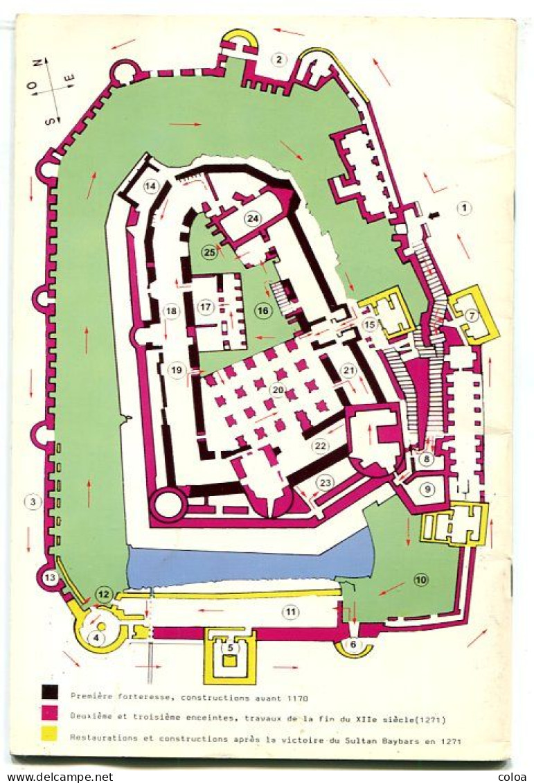 Abdulkader RIHAOUI Le Crac Krak Des Chevaliers Guide Touristique Et Archéologique 1996 - Archeology